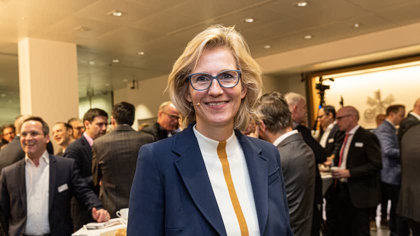 Sabine Keller-Busse: So tickt die neue Schweiz-Chefin der UBS DAVOS, 22.01.2020 - Das alljaehrliche "Breakfast digitalswitzerland" im UBS Haus an der Prommenade in Davos, anlaesslich des WEF World Economic Forum 2020. Im Bild: Sabine Keller-Busse, Group CEO and President UBS Europe, Middle East and Africa