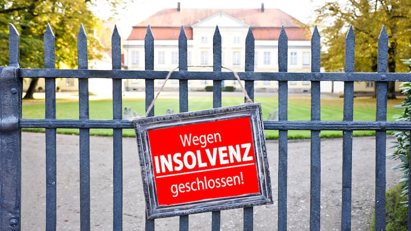 Betrieb wegen Insolvenz geschlossen