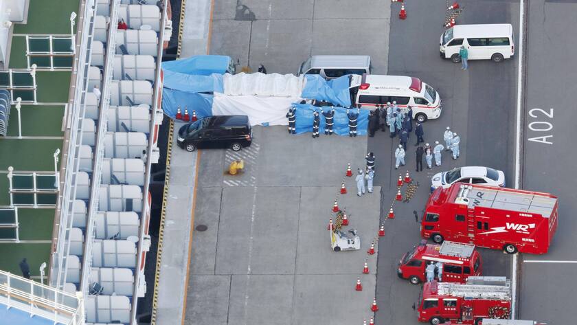 Coronavirus Diamond Princess Yokohama