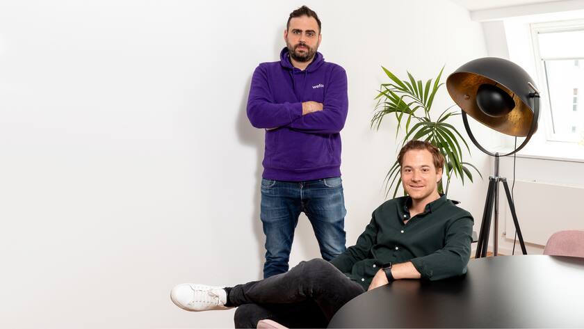 Wefox-Gründer Julian Teicke (links) und Fabian Wesemann