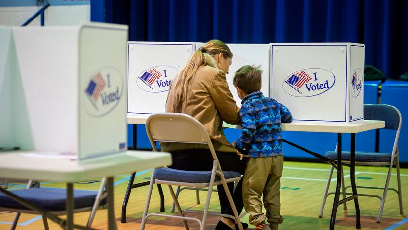 Wählerin in Virginia: Die USA bleiben ein tief gespaltenes Land.