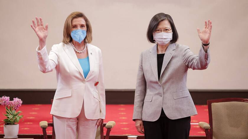 Nancy Pelosi und Tsai Ing-wen: Der Besuch der US-Politikerin versetzt China in Rage.