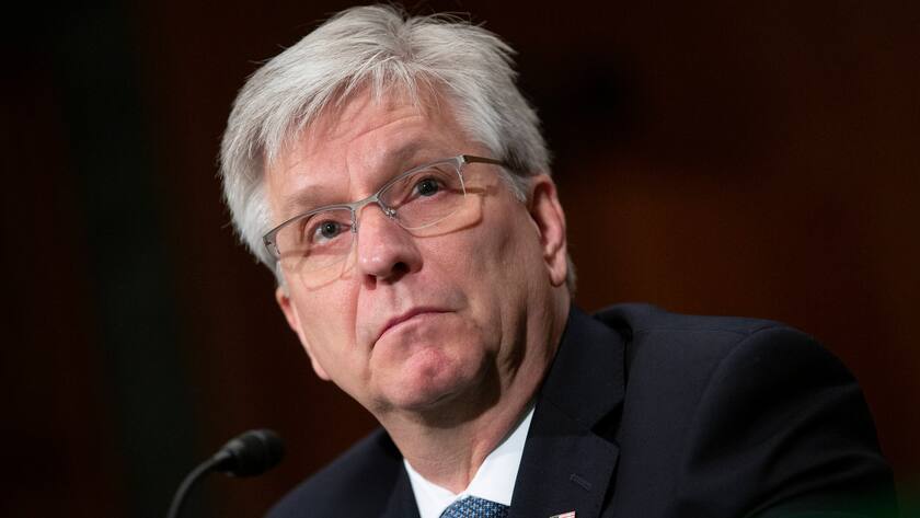 Dr. Christopher Waller, along with Judy Shelton, both nominated to be on the Board of Governors of the Federal Reserve System, testifies before the U.S. Senate Committee on Banking, Housing, and Urban Affairs at the United States Capitol in Washington D.C., U.S., on Thursday, February 13, 2020. PUBLICATIONxINxGERxSUIxAUTxONLY Copyright: xStefanixReynoldsx
