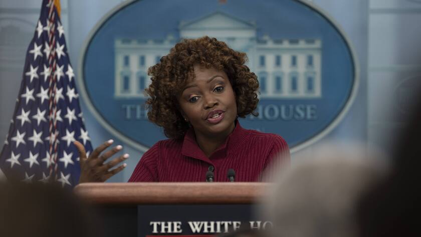 Joe Bidens Sprecherin Karine Jean-Pierre äusserte Bedenken, was das Sammeln von Daten von Amerikanern betrifft.