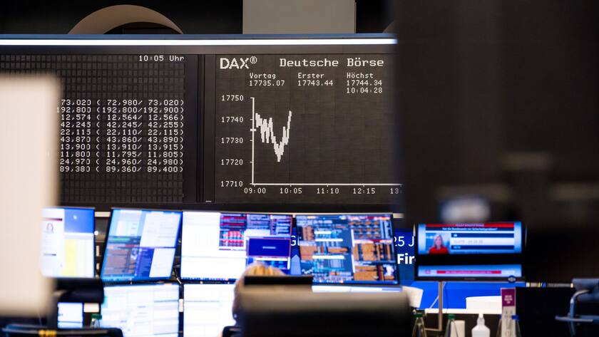 Der deutsche Aktienindex DAX kletterte am Mittwoch über die 18'000-Punkte-Marke.