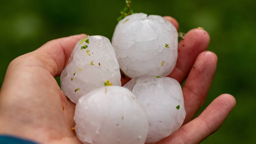 Hagel verursacht in der Schweiz die meisten Schäden.
