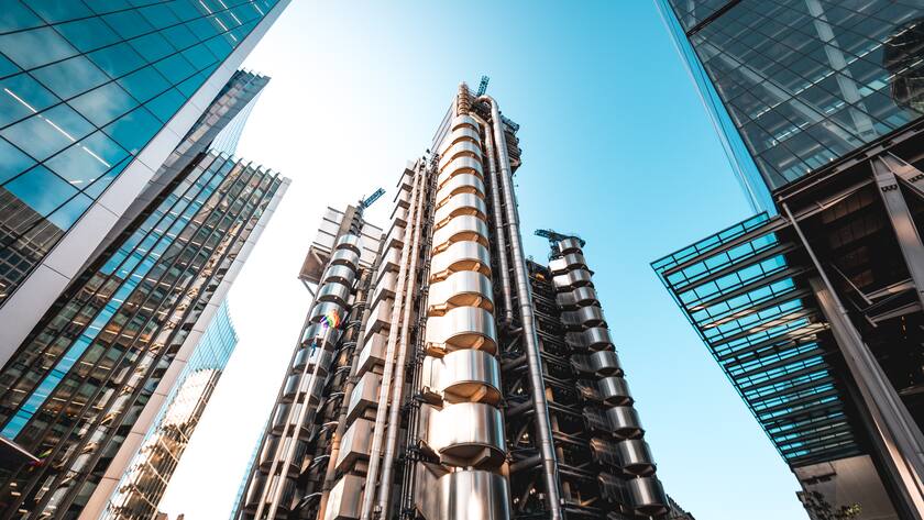 London's iconic Lloyd's building