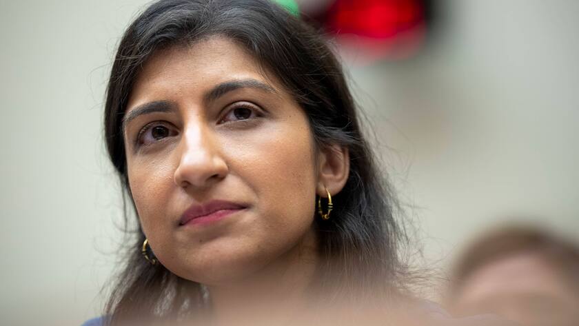 Chair of the Federal Trade Commission Lina Khan testifies before the House Judiciary Committee in a hearing on Oversight of the Federal Trade Commission FTC on Capitol Hill in Washington, DC on Thursday, July 13, 2023. PUBLICATIONxINxGERxSUIxAUTxHUNxONLY WAP23030713536 KenxCedeno