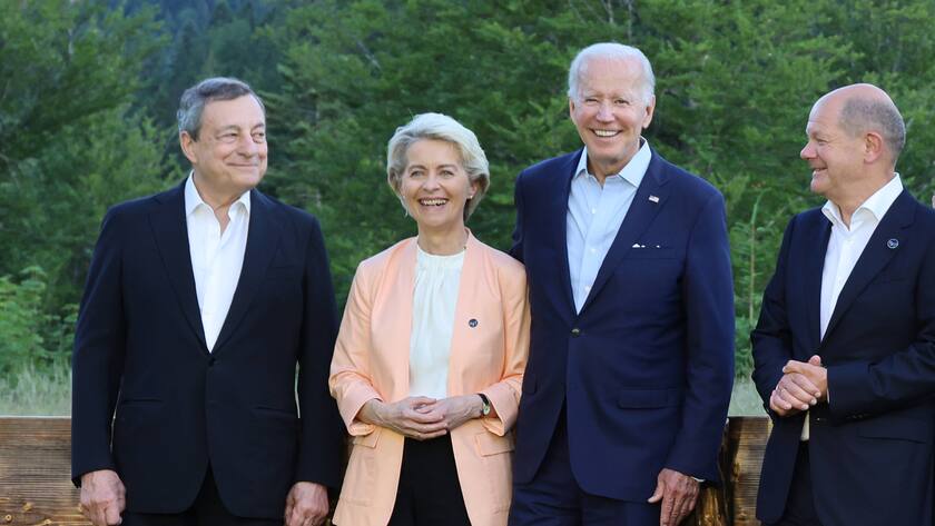 G7 Biden Draghi Von der Leyen