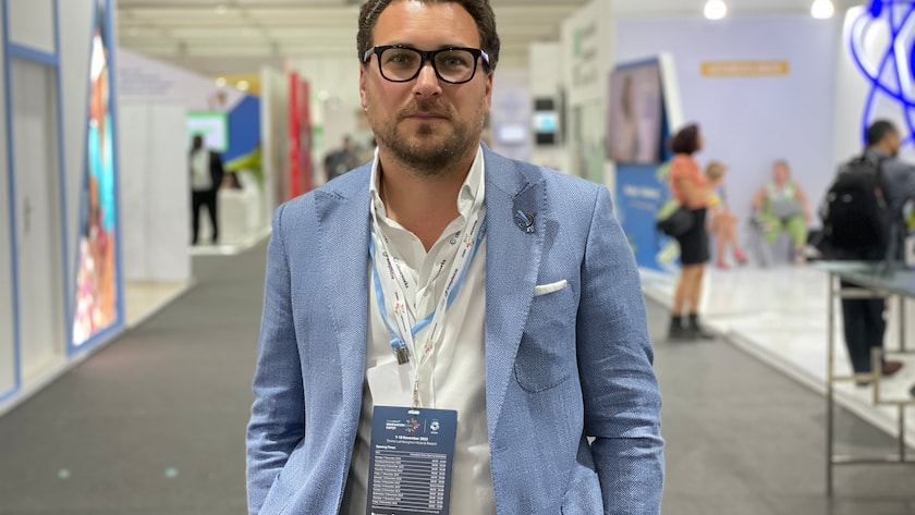 Christoph Beuttler von Climeworks an der Cop27 in Ägypten