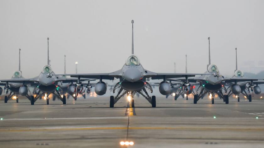 F-16V Kampfflugzeuge der taiwanesischen Luftwaffe