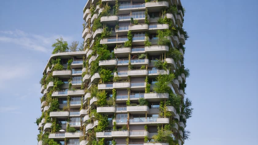 Garten Hochhaus Aglaya in Risch-Rotkreuz