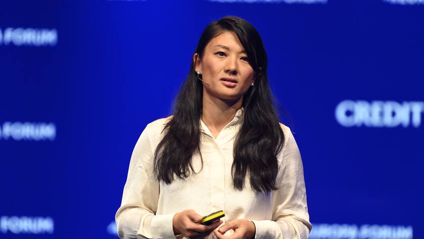 Christine Wang, Innovationschefin Lufthansa am Europa Forum Luzern