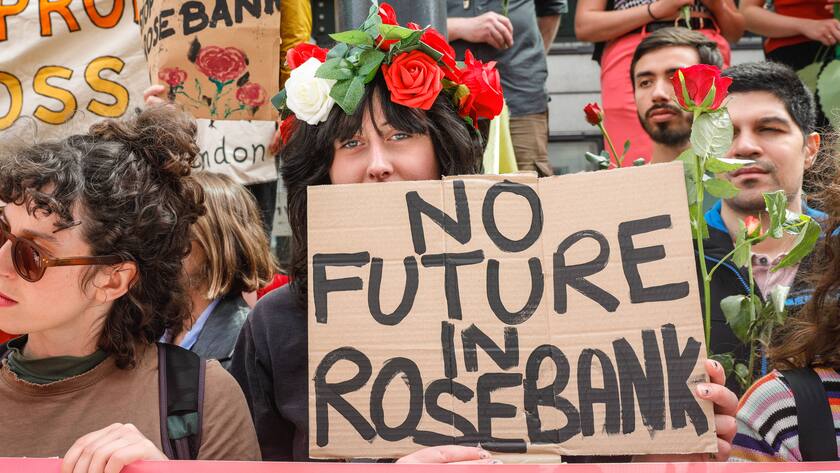 In London protestierten Klimaschützer bereits im Juli gegen das Rosebank-Ölfeld.