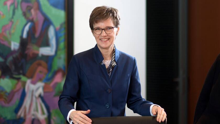 Claudia Buch, Vizechefin der Bundesbank, ist im Rennen um die Nachfolge von Andrea Enria.