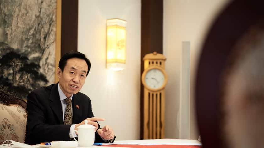 Wang Shihting Botschafter Chinas in der Schweiz