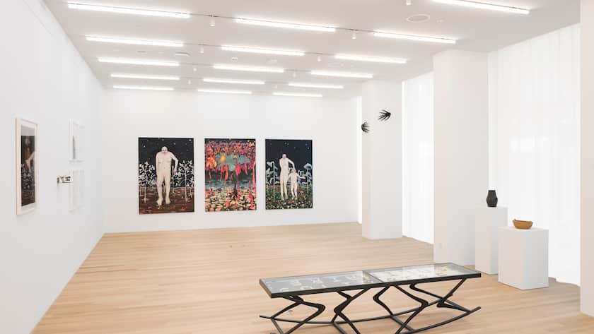 Einblick in die Ausstellung «Momentum» in den neuen Räumlichkeiten.