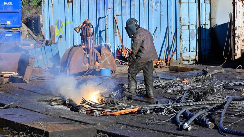Hafen-Arbeiter für Rohstoffe in Gelsenkirchen