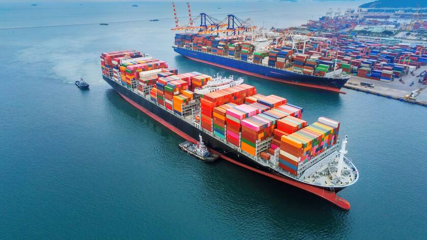 Schifffahrt Container Hafen