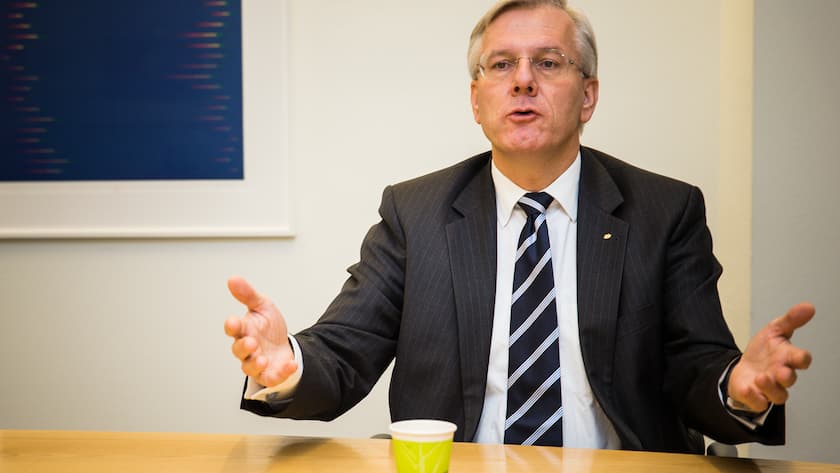 FOTO: STEFAN BOHRER, 16.12.16 - CHRISTOPH FRANZ, VERWALTUNGSRATSPRAESIDENT DER ROCHE. (KEYSTONE/Stefan Bohrer)