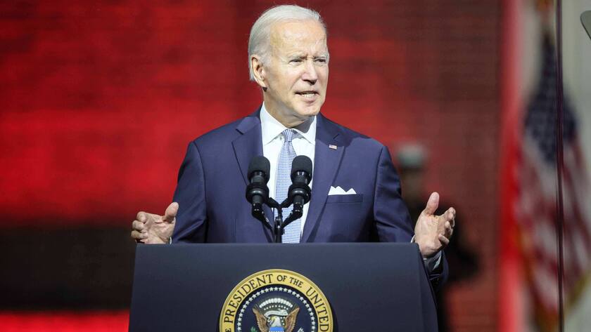 Joe Biden: «Donald Trump und die MAGA-Republikaner repräsentierten einen Extremismus, der die Grundfesten unserer Republik bedroht».