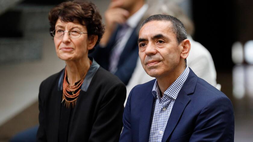 Biontech Özlem Türeci und Ugur Sahin