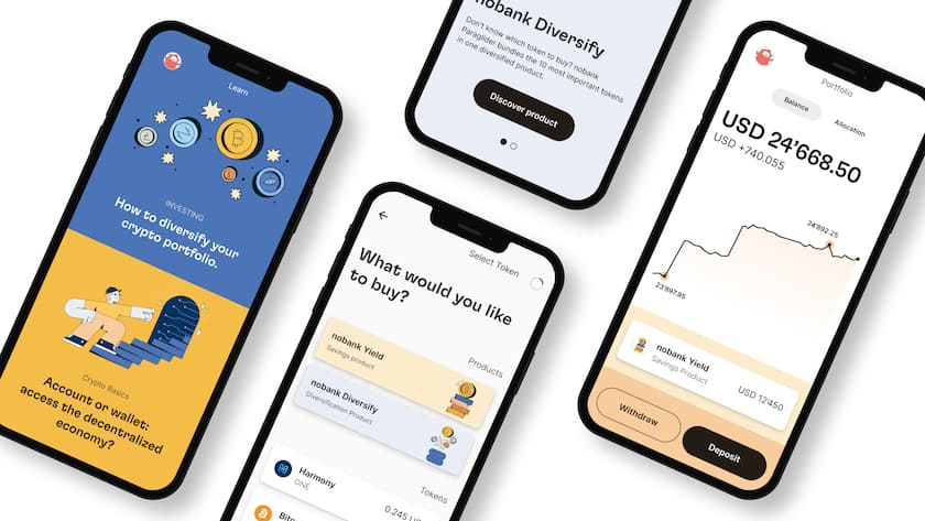 Vorschau auf den Prototyp: Die App von Nobank
