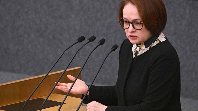 Die Chefin der russischen Zentralbank Elvira Nabuillina.