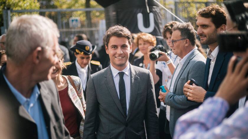 Gabriel Attal soll vor Europawahl neuen Schwung in Regierung bringen.