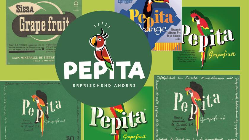 Logos von gestern, heute und morgen: Pepita