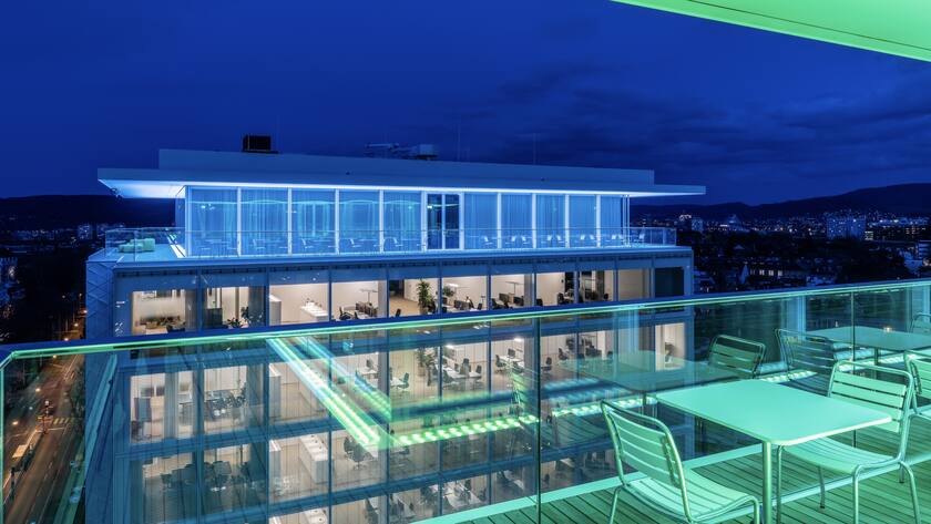 B1 Rooftop Bistro sur le campus Helvetia