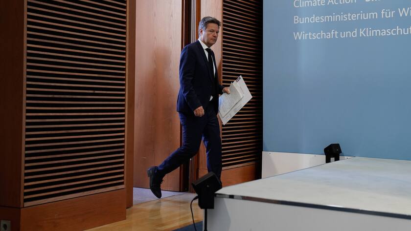 Pressestatement Robert Habeck zur Energie und Versorgungssicherheit