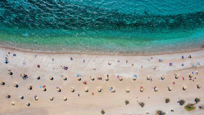 Ferien am Strand mit Abstand