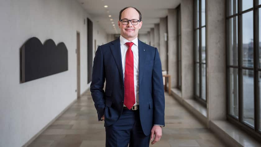 Markus Leibundgut, CEO von Swiss Life Schweiz, posiert am 16.02.2018 am Swiss Life Hauptsitz in Zuerich fuer ein Portrait. (KEYSTONE/Samuel Schalch)