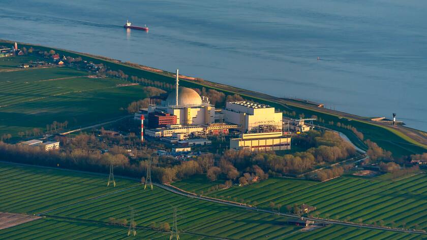 AKW Brokdorf an der Niederelbe: Ende 2021 stillgelegt.