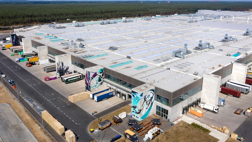 Tesla-Werk in Grünheide bei Berlin.