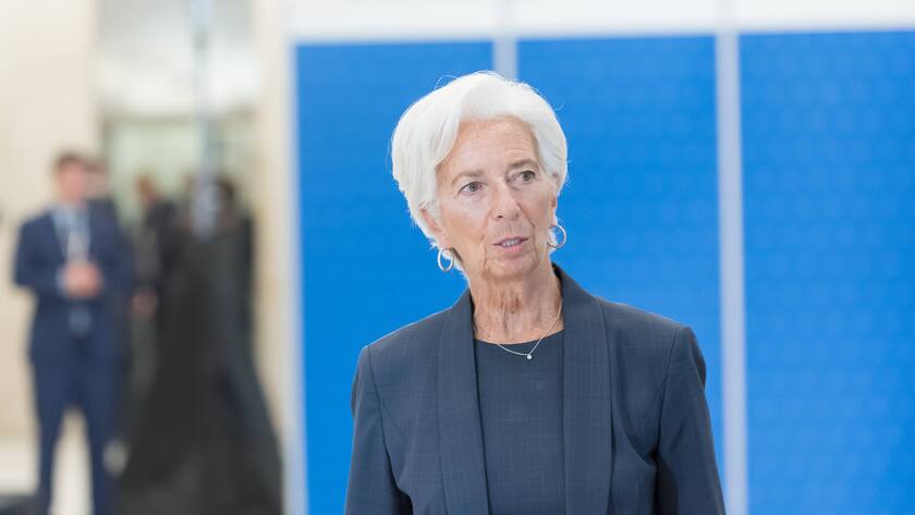 Christine Lagarde, Präsidentin der EZB, in Prag.