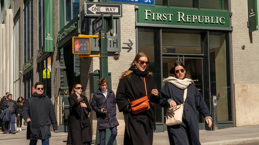 Das Finanzministerium begrüsst den Beistand grosser Banken für die First Republic Bank.
