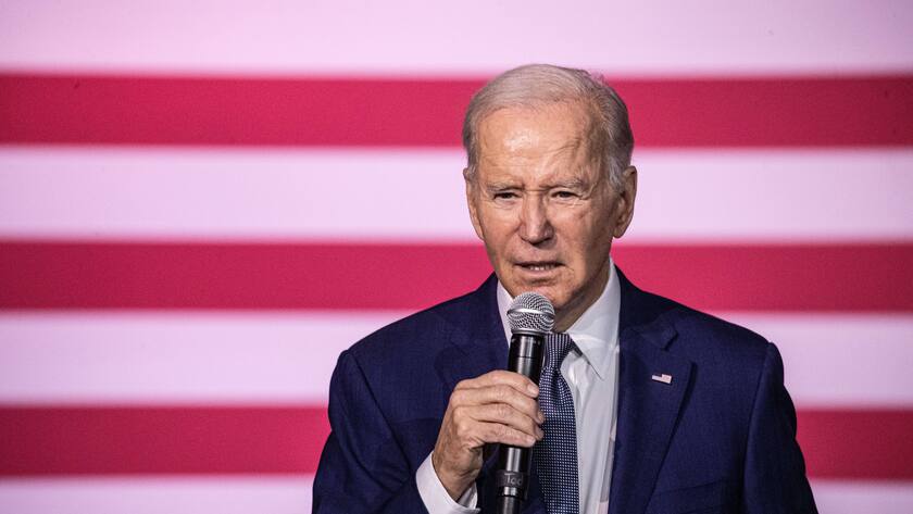 USA, Joe Biden Rede im Westchester Community College in Valhalla, New York Syndication: Westchester County Journal News President Joe Biden speaks at Westchester Community College in Valhalla, N.Y. May 10, 2023. Biden urged the U.S. Congress to agree to raise the debt limit to avoid the nation defaulting on its debts. , EDITORIAL USE ONLY PUBLICATIONxINxGERxSUIxAUTxONLY Copyright: xSethxHarrison/USAxTodayxNetworkx 20635761
