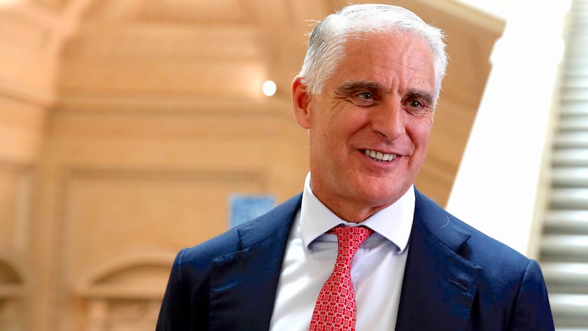 Unicredit CEO Andrea Orcel, at the annual meeting of the Bank of Italy. Rome Italy, May 31th, 2023 ROMA Italy - ZUMAm169 20230531_zac_m169_101 Copyright: xMassimoxDixVitax