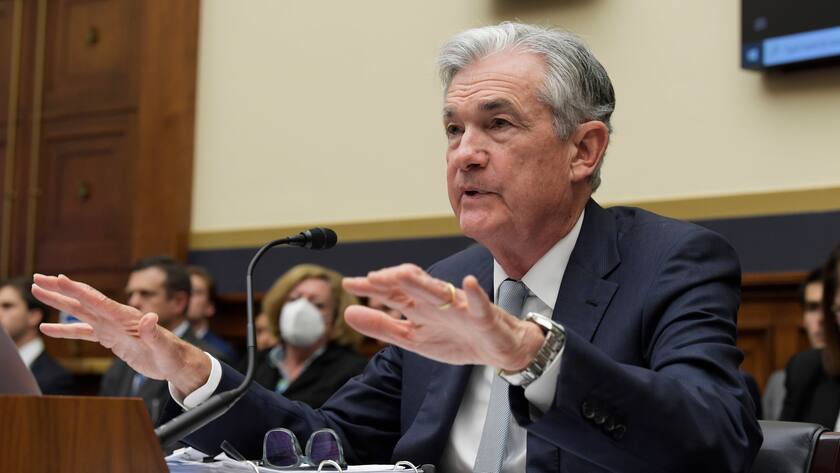 Fed-Chef Jerome Powell: Tendenz geht zu einem kleineren Zinsschritt im September.