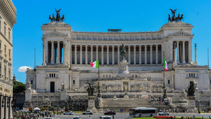 Monument Vittorio Emanuele II. an der Piazza Venezia in Rom: Italien steht im Fokus der Anleger.