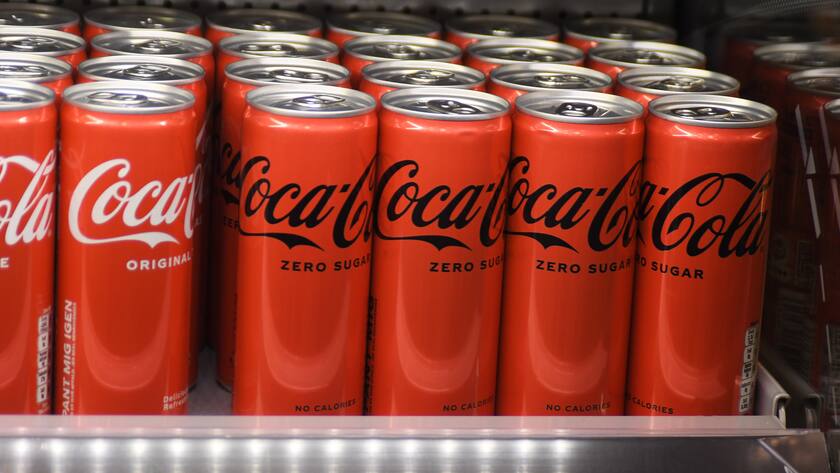 Coca Cola ohne Zucker ist ein Verkaufsschlager.