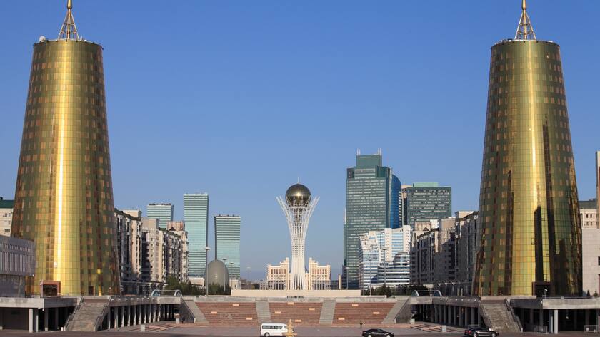 Kasachische Hauptstadt Nur-Sultan: Das Land versucht sich von Russland zu distanzieren.