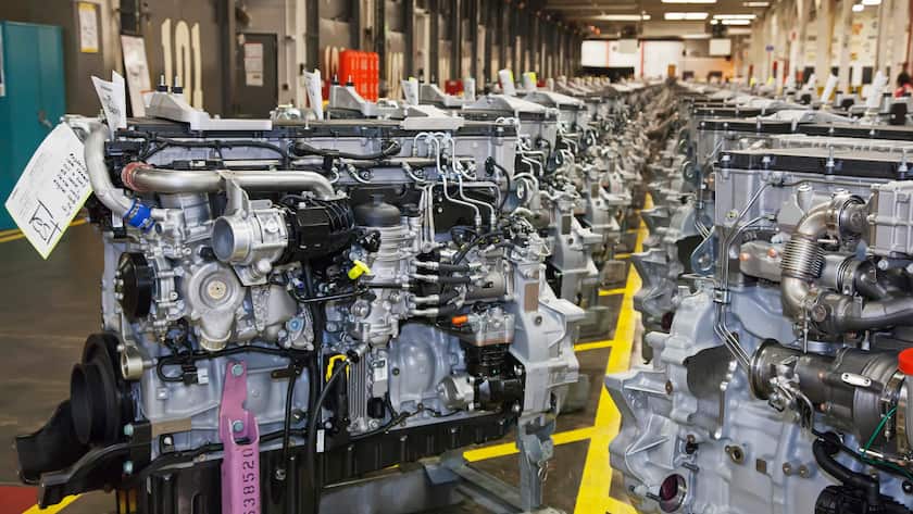 Dieselmotoren von Daimler Truck: China ist der grösste Markt für schwere Lkw.