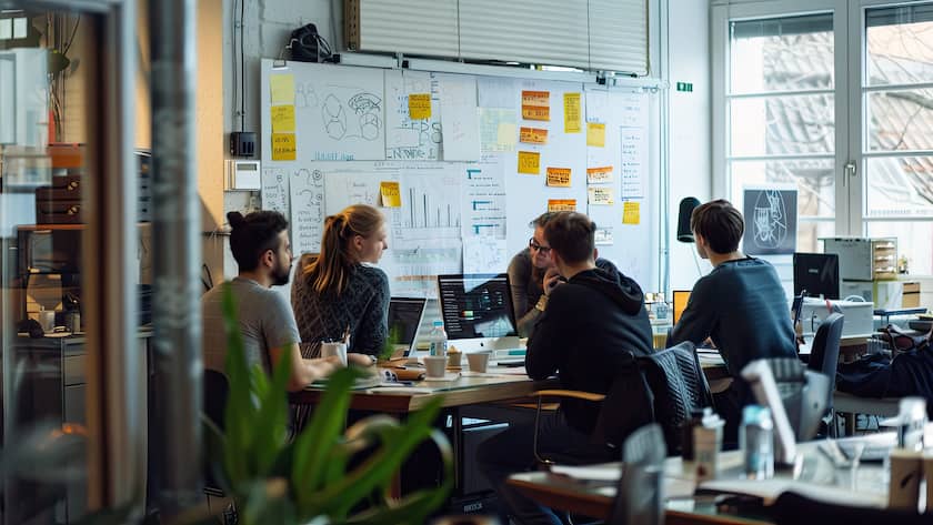 An einem Hackathon sind innovative Ideen und praktische Lösungen gefragt.