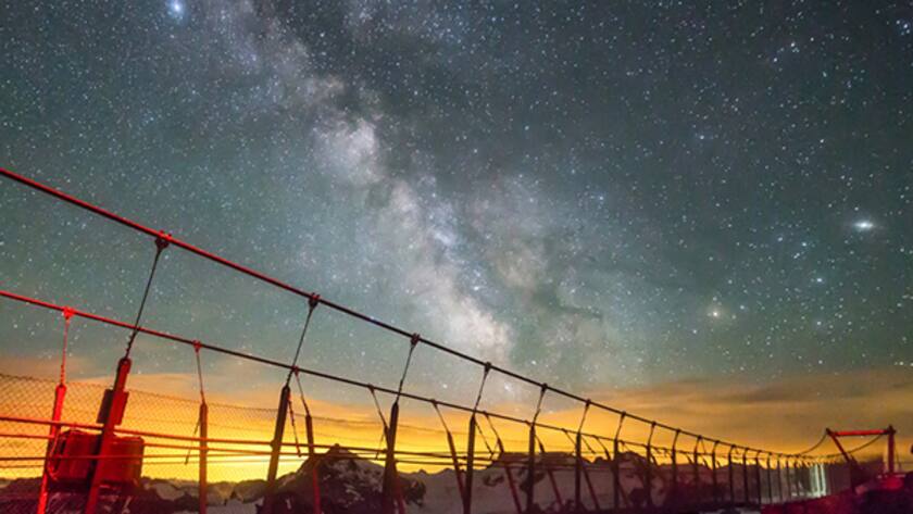 Sternennacht auf dem Titlis