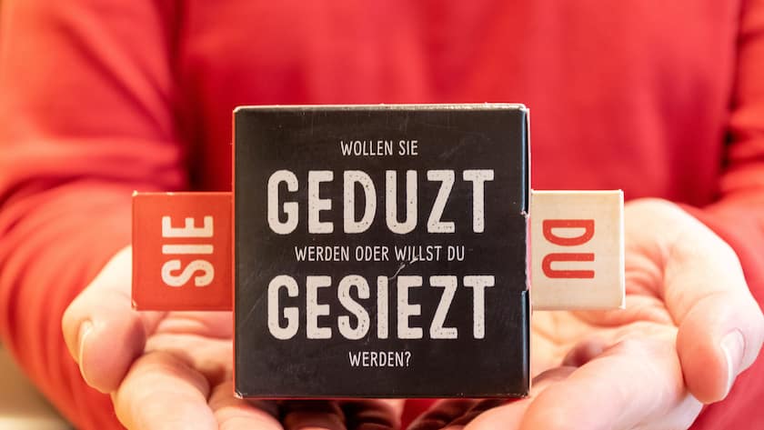 Umfrageergebnis: Lieber «Du» - oder lieber «Sie»?