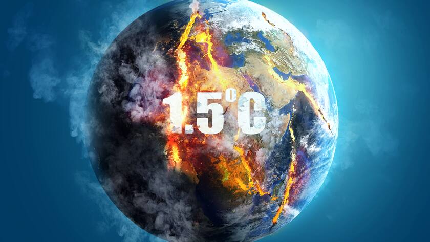 1,5 Grad - Klimawandel - Gefahr - Umweltschutz