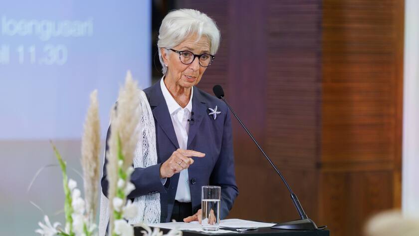 04.11.2022, Tallinn European Central Bank President Christine Lagarde s public lecture at Eesti Pank Bank of Estonia. Photo Mihkel Maripuu, Postimees Tallinn Harjumaa Estonia 1MM04NOV22P36 PUBLICATIONxNOTxINxESTxLATxLTUxFIN Copyright: xMihkelxMaripuux Christine Lagarde